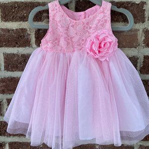 Youngland Pink Toddler Dress (first birthday)